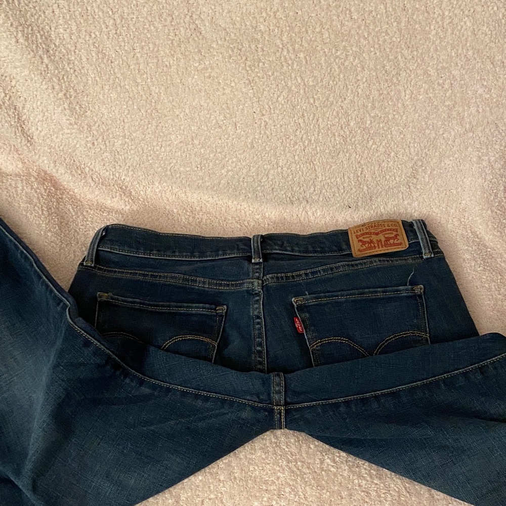 Levi's 312 shaping slim Dark wash Straight Jeans women’s - Picture 11 of 12